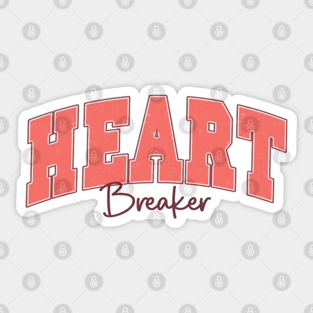 Heartbreaker Sticker by MZeeDesigns